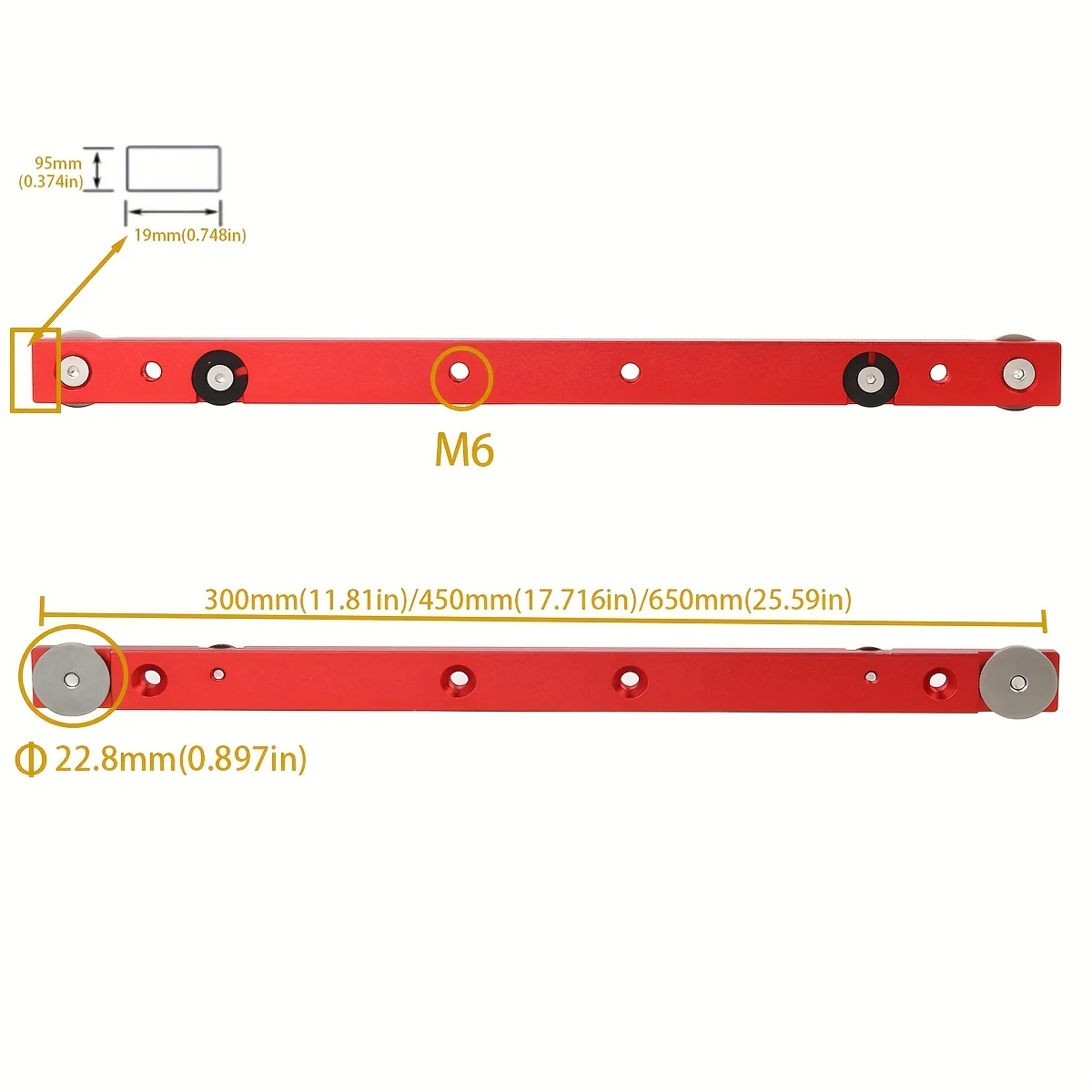 1Pc T-tracks Slot Miter Bar Sl - Aluminum T-Slot Profile avis et prix
