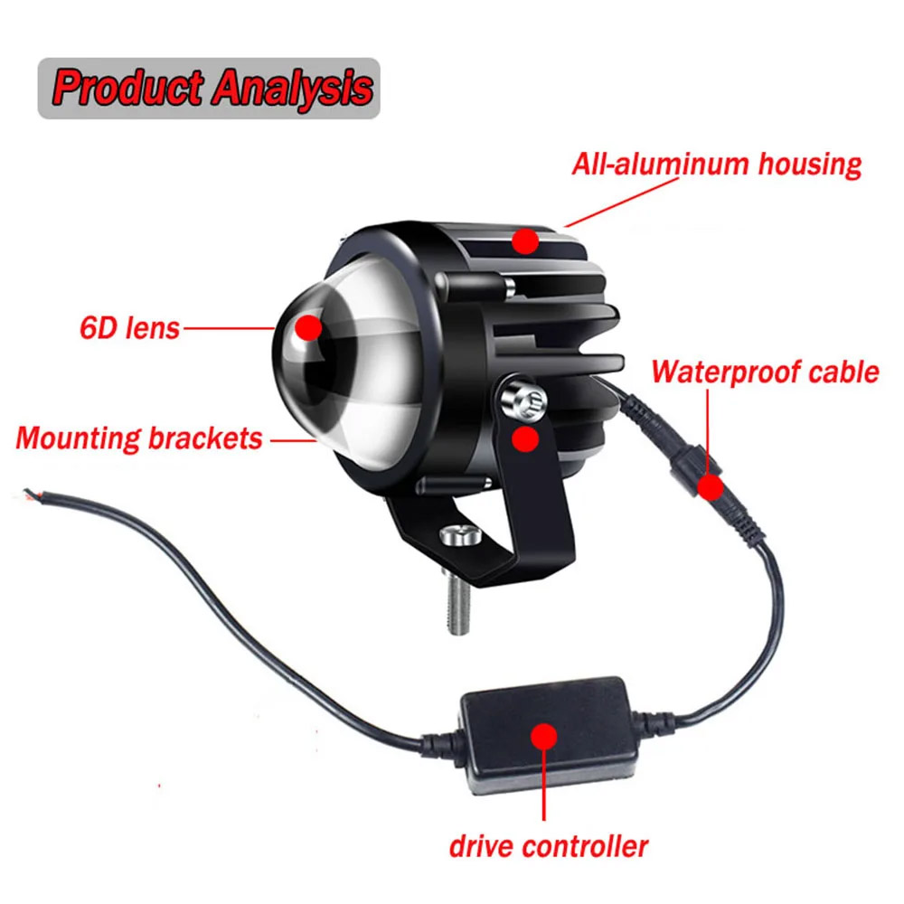 Motorcycle Projector Laser Lig - Laser Focus Lens avis et prix