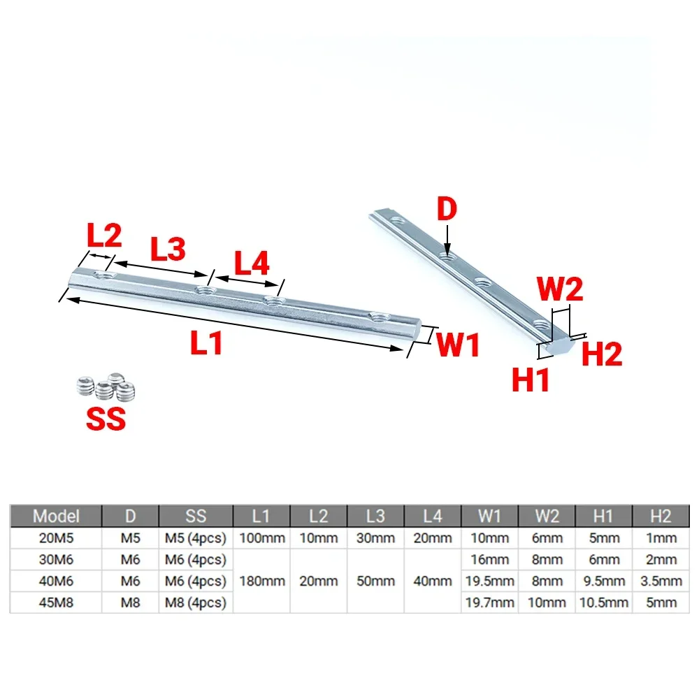 4Pcs V-Slot T-Slot Joiner 180  - Aluminum T-Slot Profile avis et prix