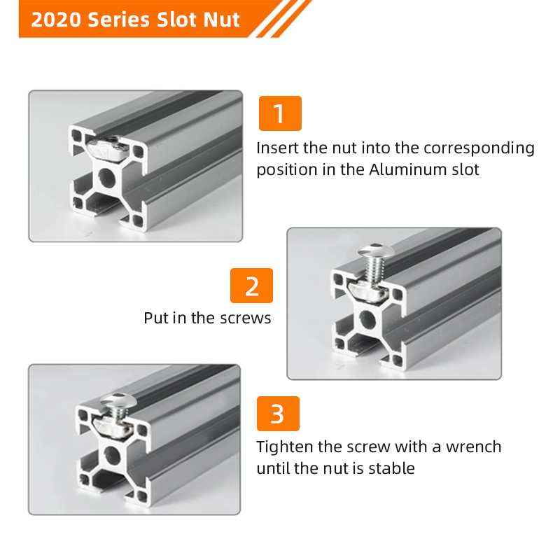 T-Nuts Screws Kit T Track Nut  - Aluminum T-Slot Profile avis et prix