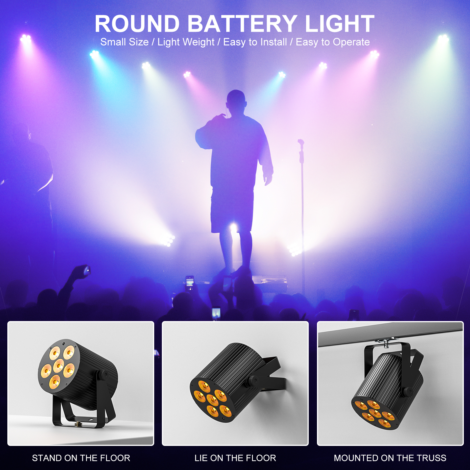 U'King 4PCS 60W LED Flat Par L - Laser Power Supply 60W avis et prix