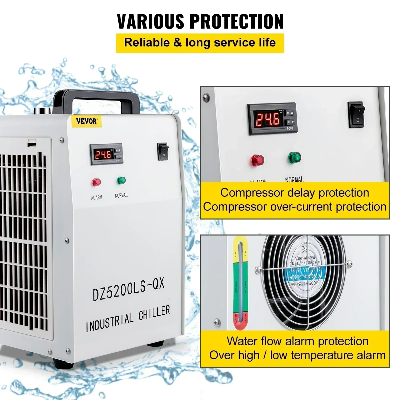SIHAO Industrial Water Chiller - Laser Chiller Water Cooler avis et prix