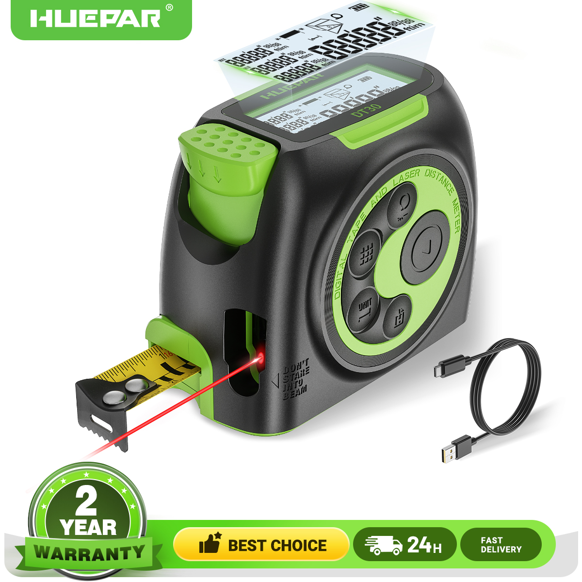 Huepar Digital 60M 197ft Laser - Industrial Laser Training avis et prix