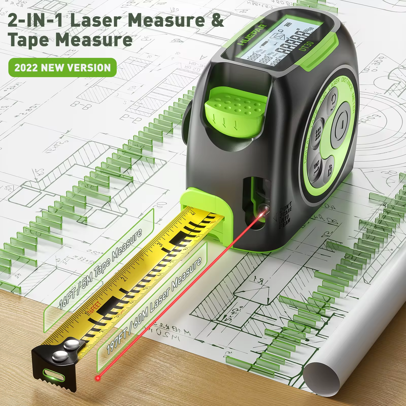 Huepar Digital 60M 197ft Laser - Industrial Laser Training avis et prix