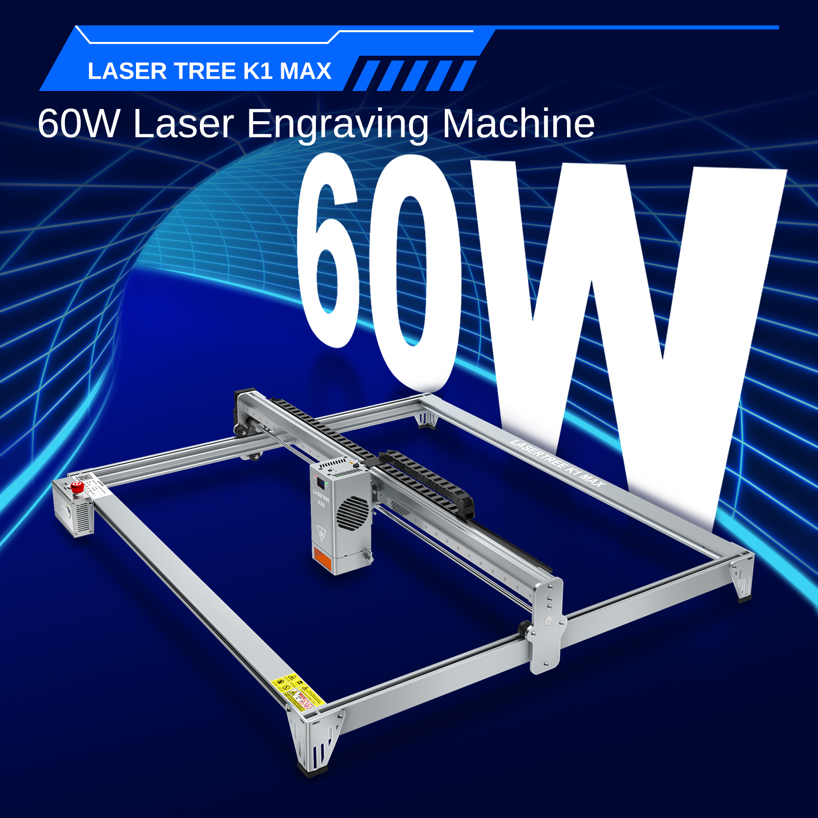 LASER TREE Laser Engraver with - Laser Power Supply 60W avis et prix