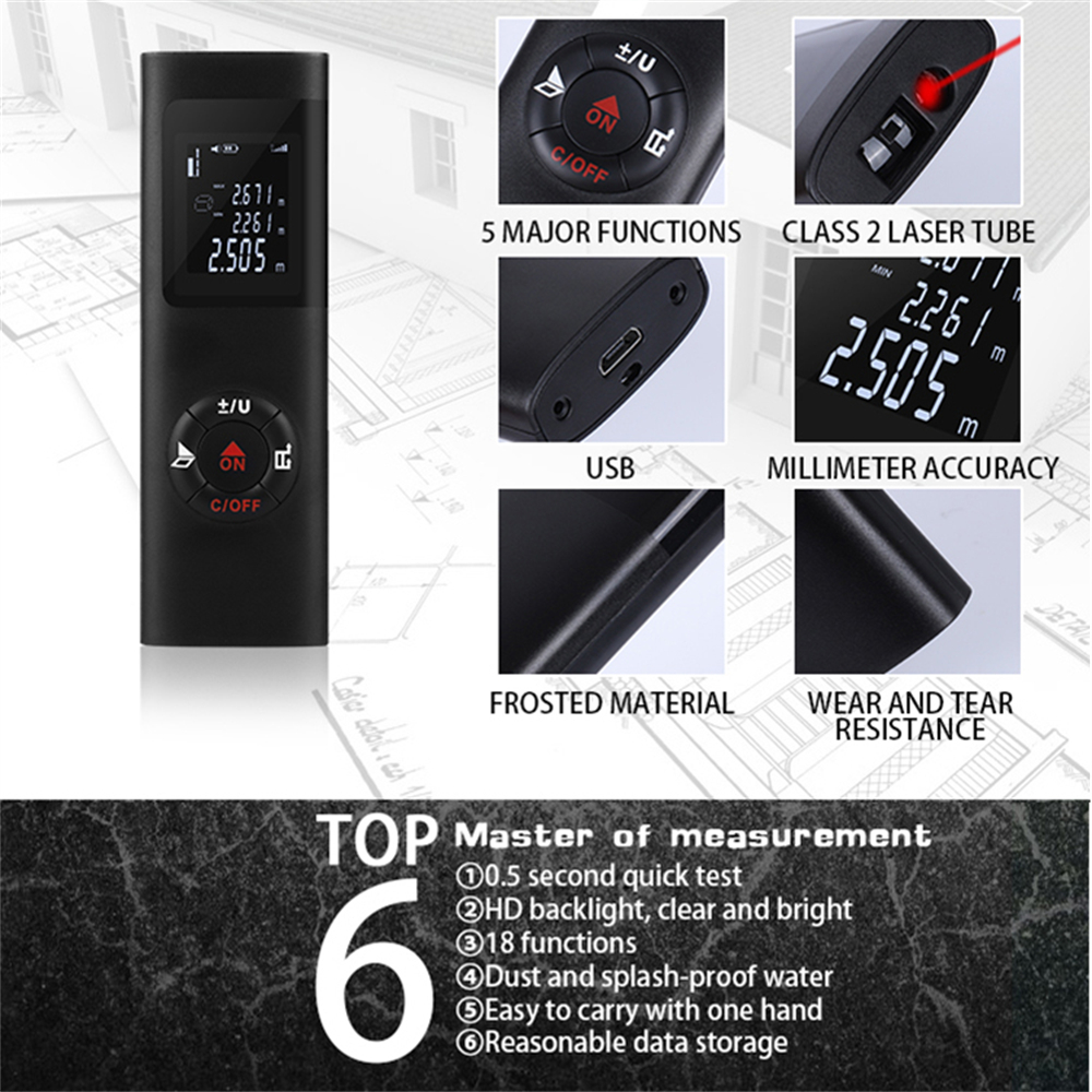 40M Laser Distance Meter Laser - Industrial Laser Training avis et prix