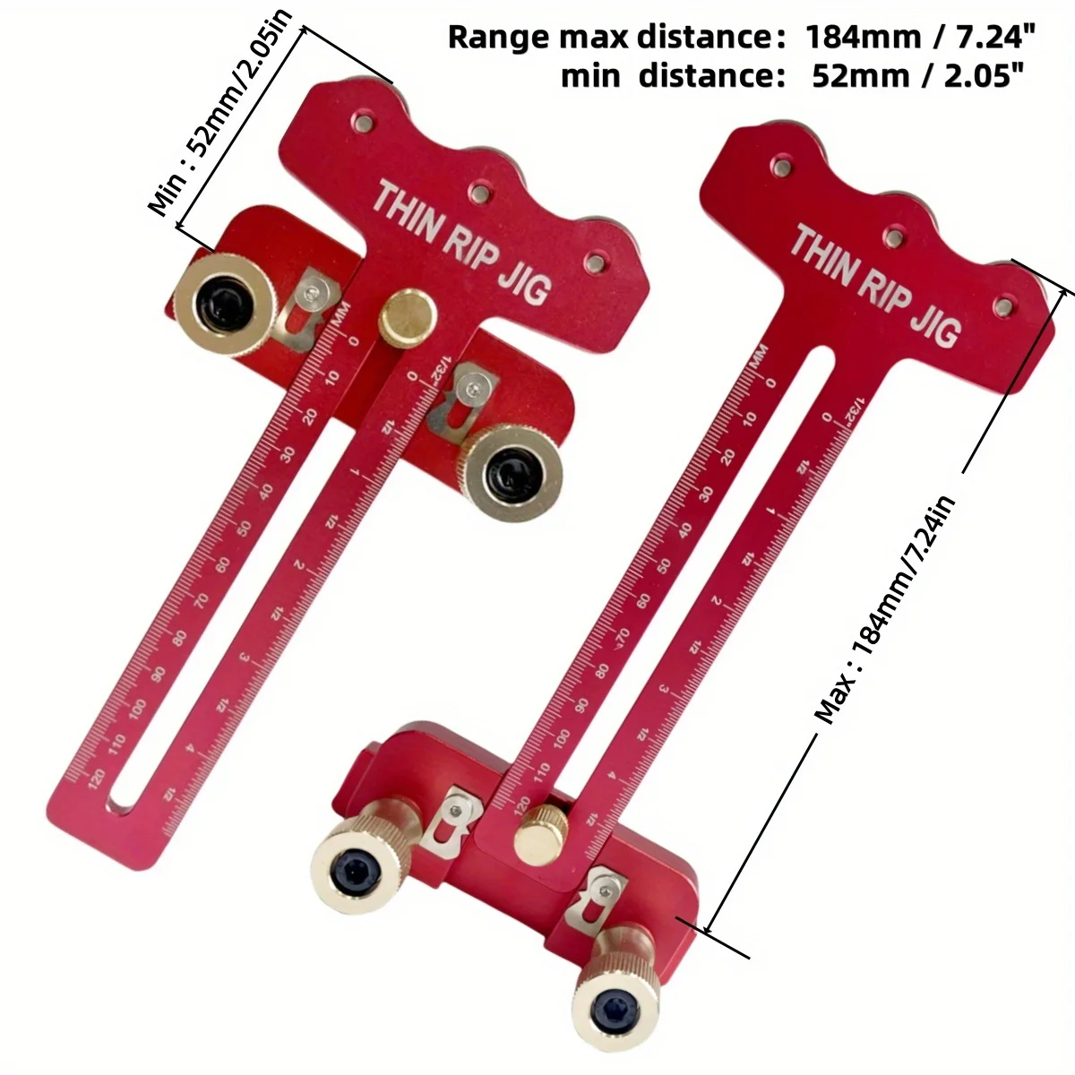 Thin Rip Table Saw Jig,3 Pulle - Aluminum T-Slot Profile avis et prix