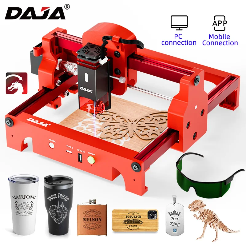 DAJA A7 Laser Engraver 5W Mini - Acrylic Cutting Machine avis et prix