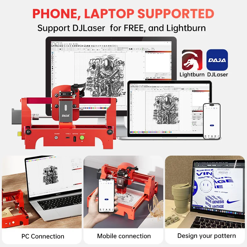 DAJA A7 Laser Engraver 5W Mini - Acrylic Cutting Machine avis et prix