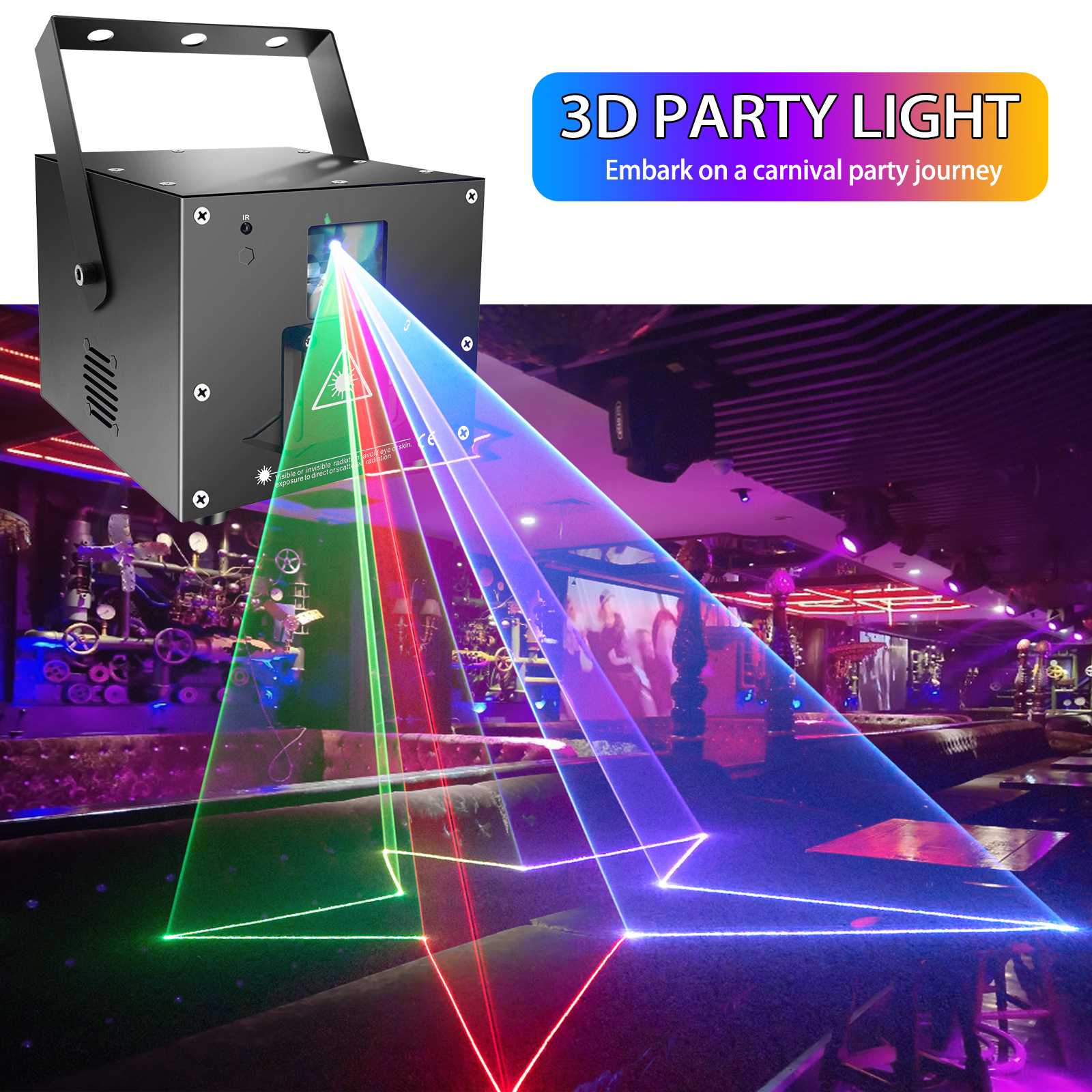 5W RGB Laser Light DMX512 Remo - Laser Power Supply 60W avis et prix