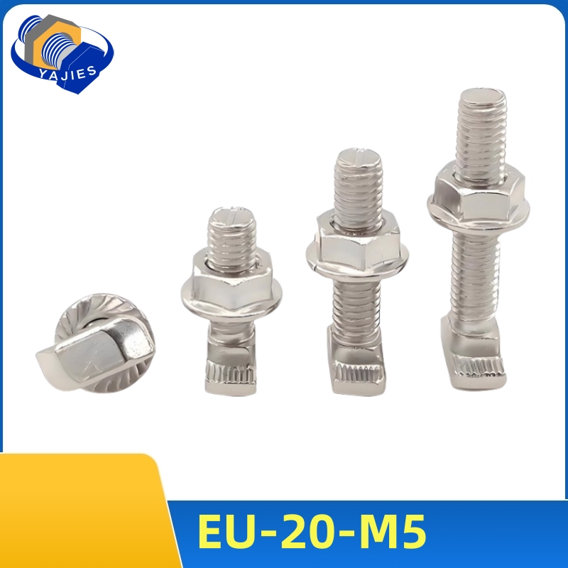 10Sets M5 T Bolt Screw and Hex - Aluminum T-Slot Profile avis et prix