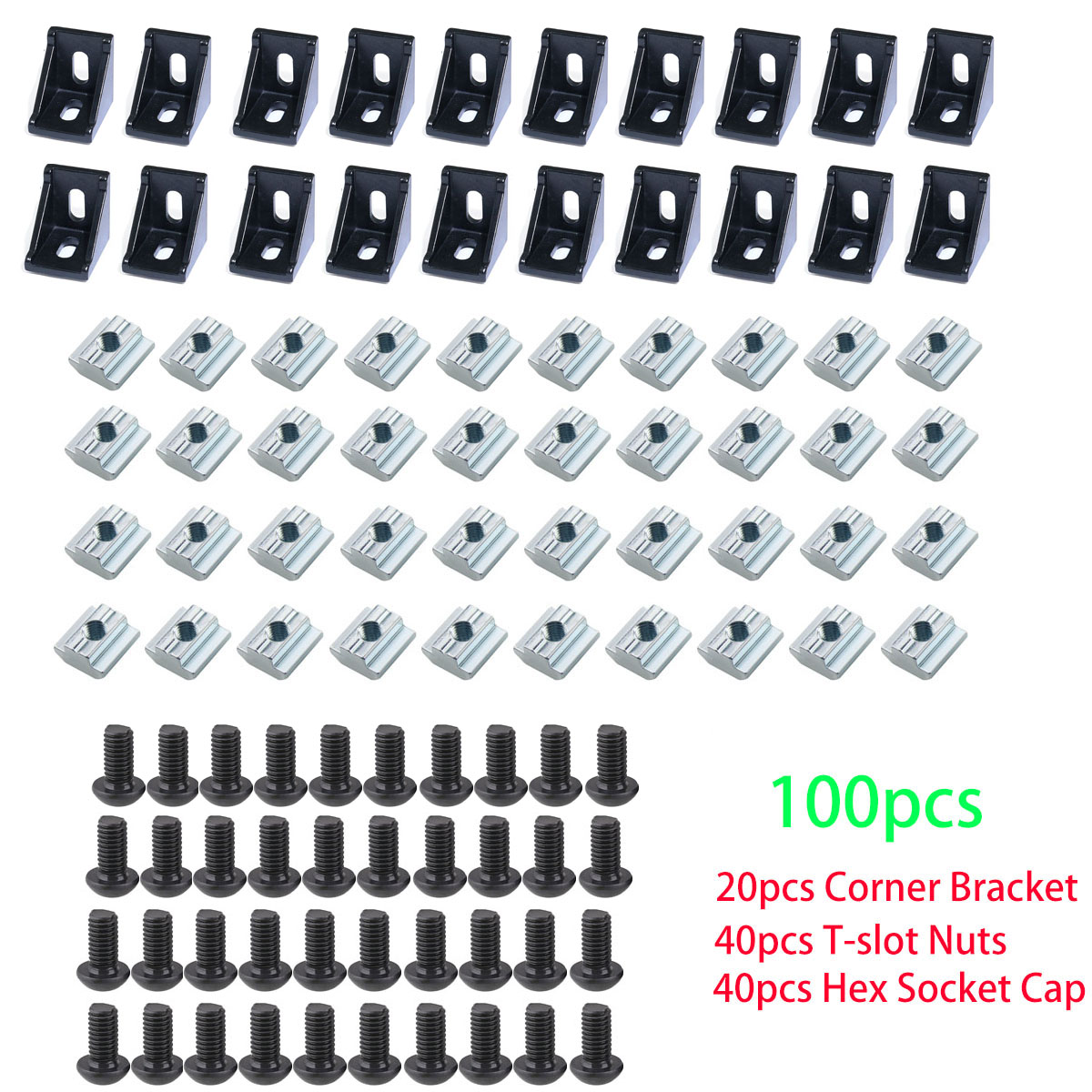 100pcs 2020 Aluminum Profile C - Aluminum T-Slot Profile avis et prix