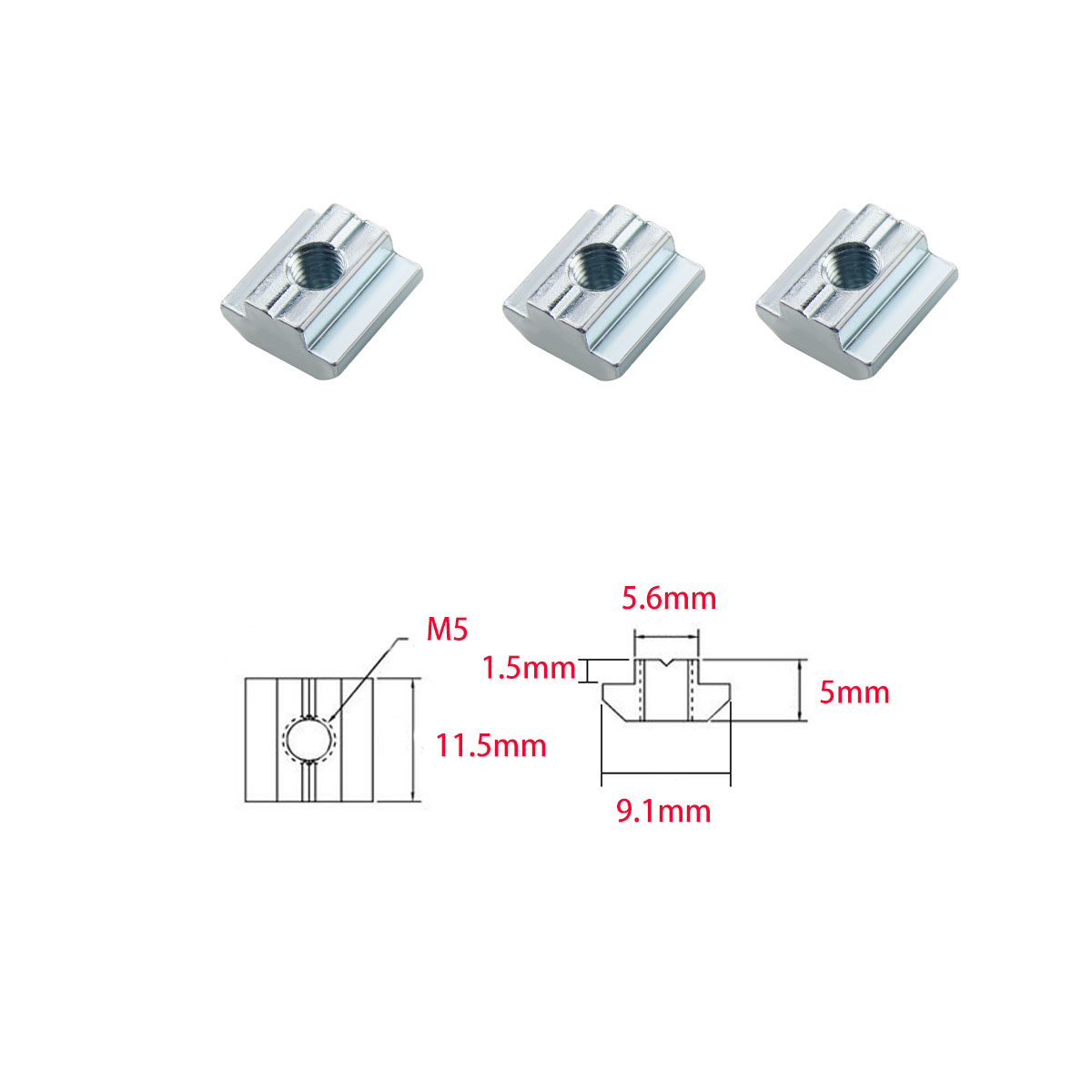 100pcs 2020 Aluminum Profile C - Aluminum T-Slot Profile avis et prix