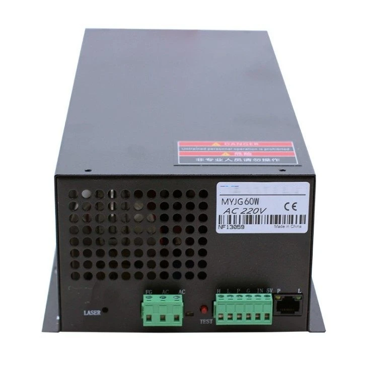 CO2 60W 80W 100W cutting machi - Laser Power Supply 60W avis et prix