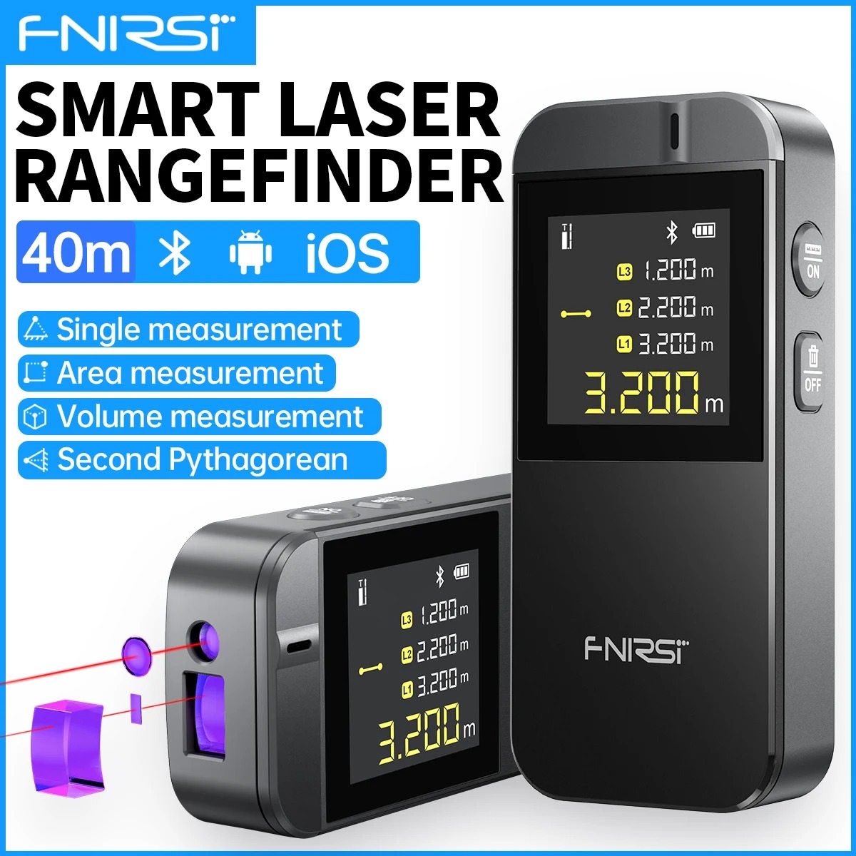 FNIRSI IR40 Digital Laser Tape - Industrial Laser Training avis et prix