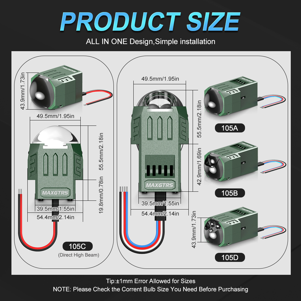Double Laser 1.5inch Bi Led Mo - Laser Focus Lens avis et prix