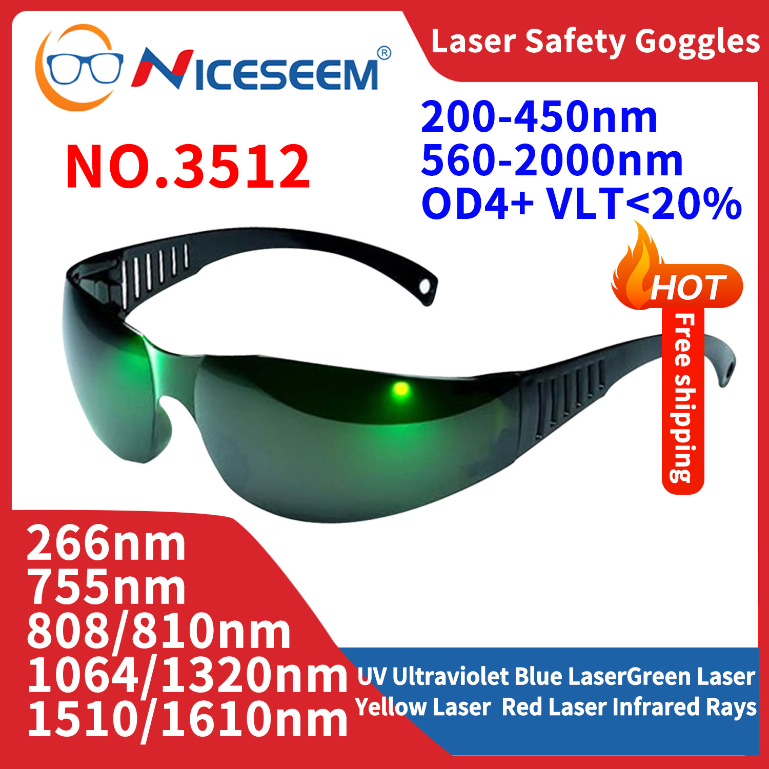 Lead Goggles Radiation Glasses - Industrial Laser Glasses avis et prix
