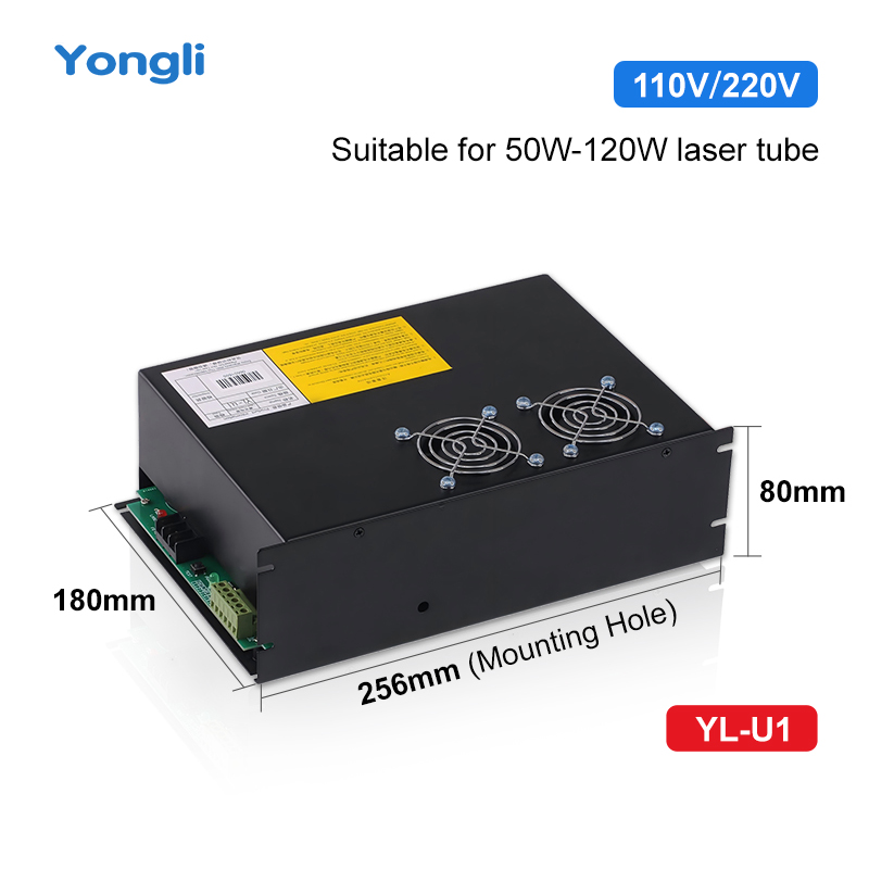 YongLi 110v 220v Co2 Laser Pow - Laser Power Supply 60W avis et prix