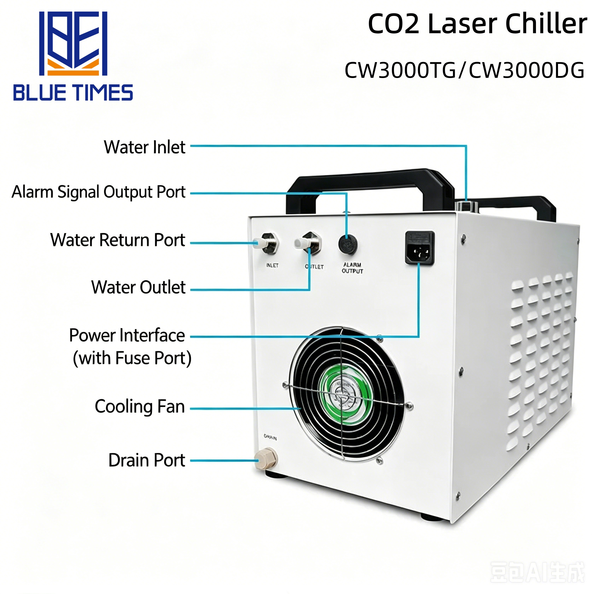 Industrial Water Chiller 9LTan - Laser Chiller Water Cooler avis et prix