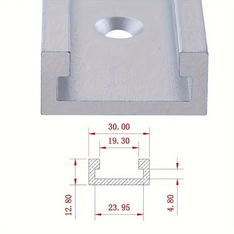 2pcs 800mm 30 Type T-track & 6 - Aluminum T-Slot Profile avis et prix